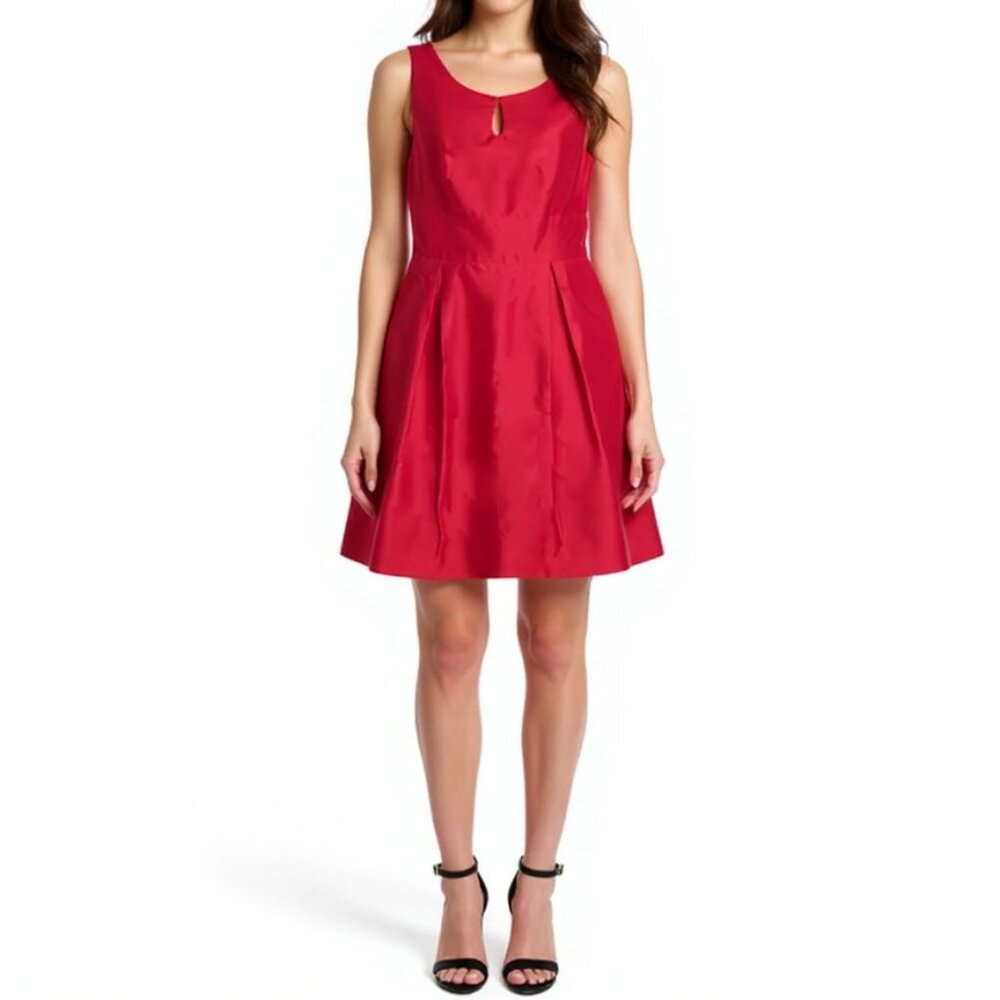 Jenny Yoo Collection Silk Blend Fit and Flare Cocktail Dress